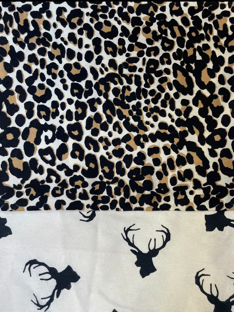 Flannel PANT -  Leopard w/ Deer head