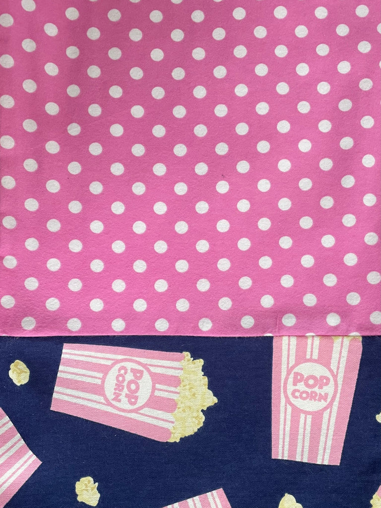 PANT Flannel -  Pink Dot w/ Popcorn