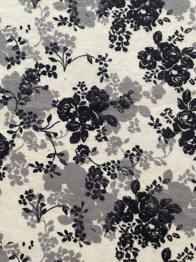 Flannel PANT  - Black & Grey Flower