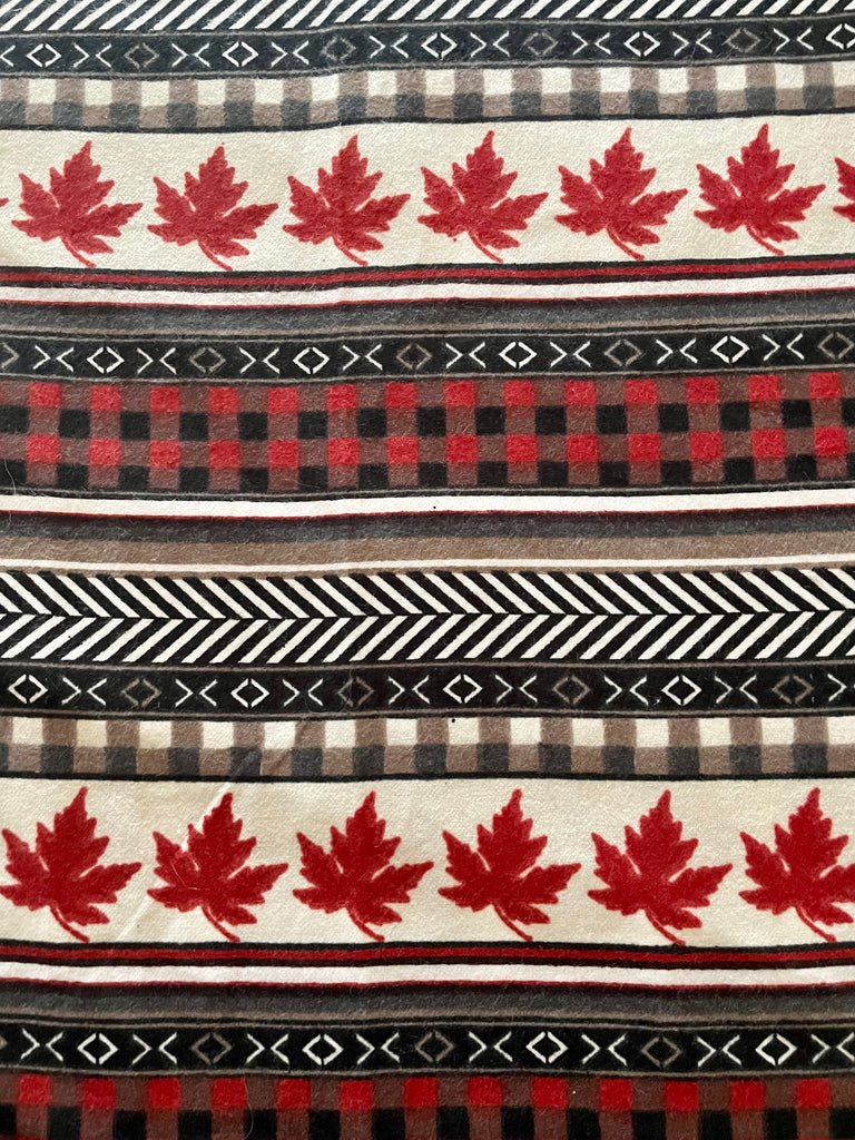 Female BOXERS Flannel - Canada Stripe
