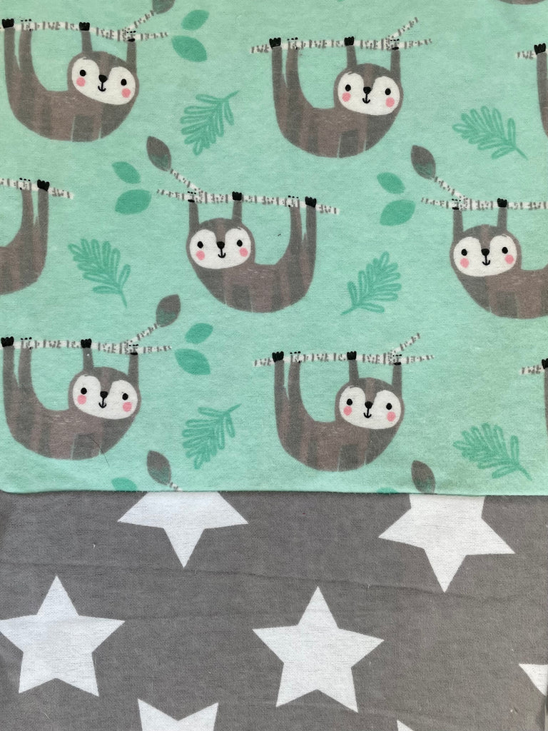 Flannel PANT -  Sloth w/ Grey Stars